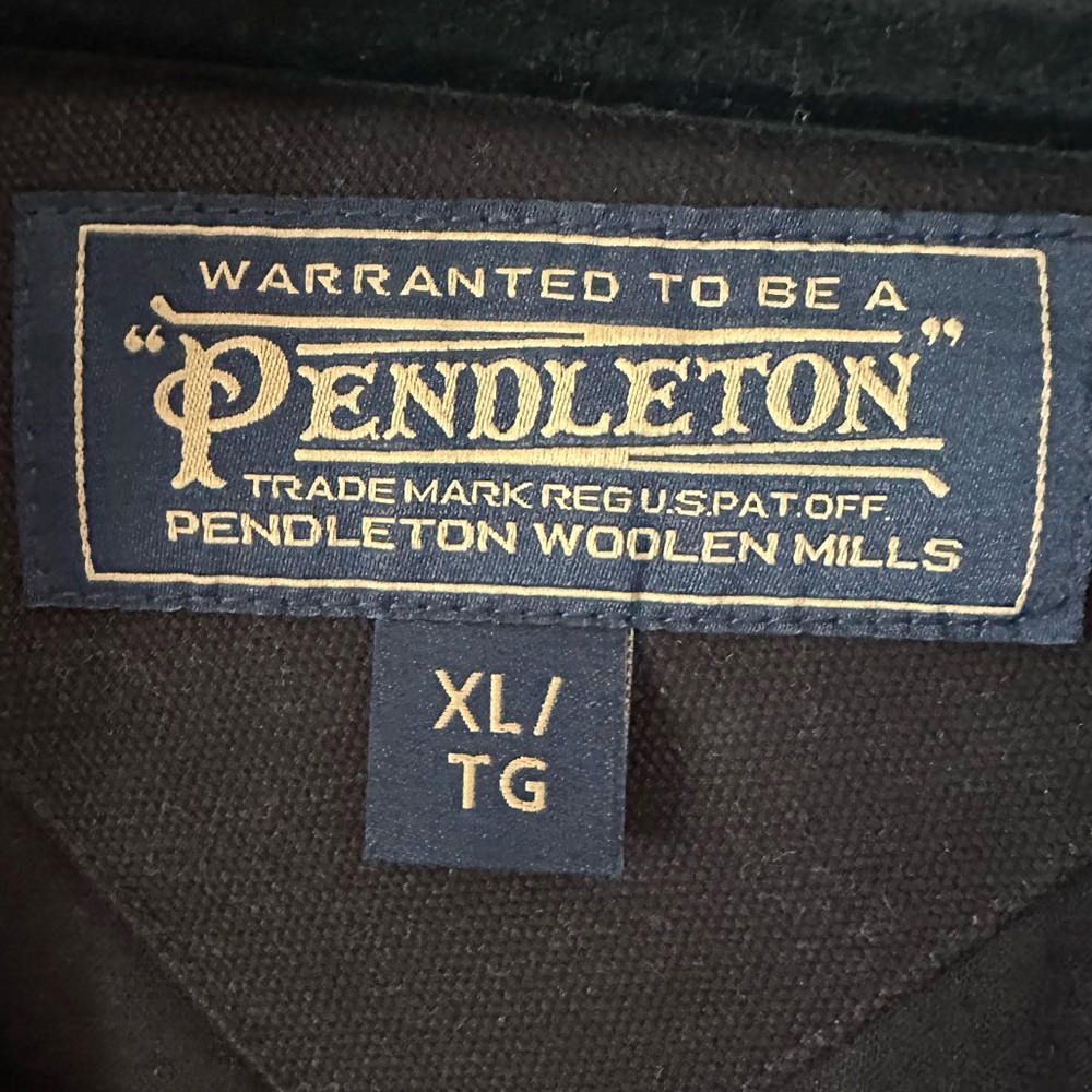 Pendleton Red Buffalo Check Lodgepine Sherpa Flee… - image 4